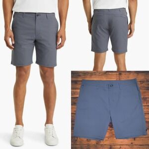 NWOT Public Rec Dealmaker Chino Golf Shorts Men's Size 38 Slate Gray 8" Inseam